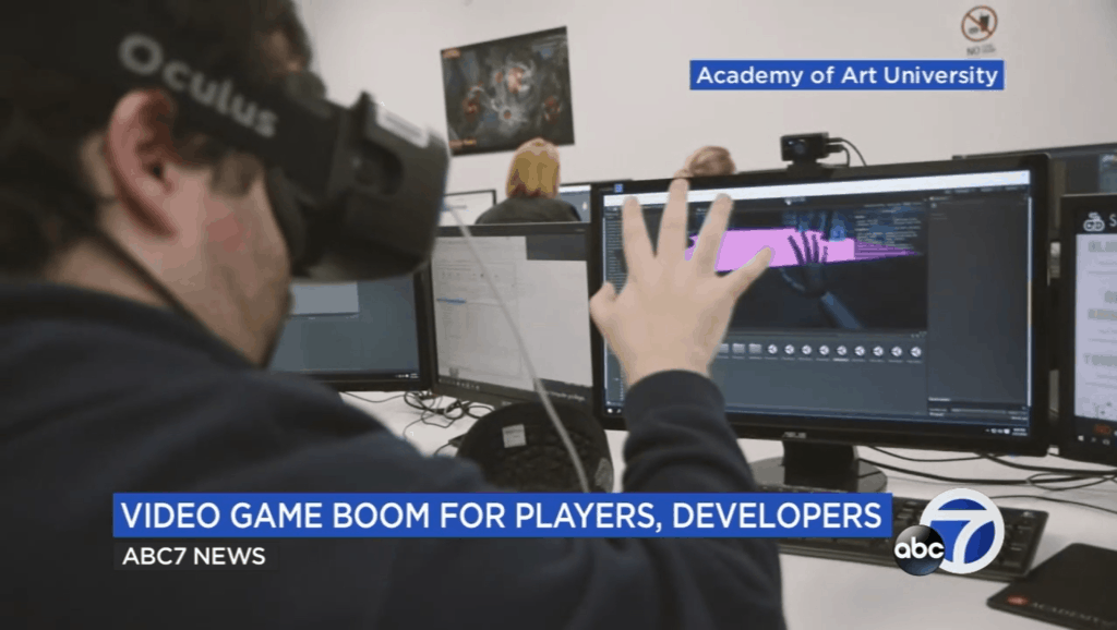 Academy of Art Game School featured on ABC7 News