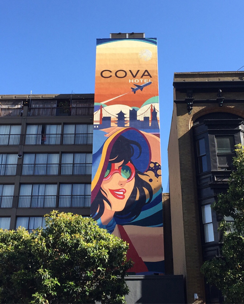 COVA Hotel Mural