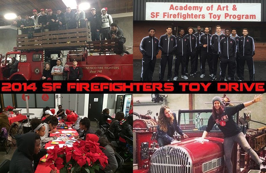 Academy Artist-Athletes Pitch in With SF Firefighters for the Holidays