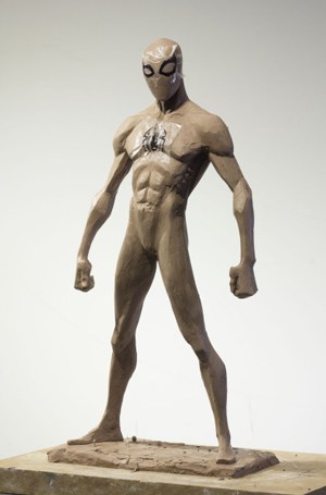 The original maquette Blasich created for a character in “Spider-Man: Into the Spider-Verse.”