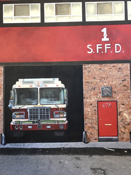 Alleycats Mural Celebrates Firefighters' Move to New Quarters