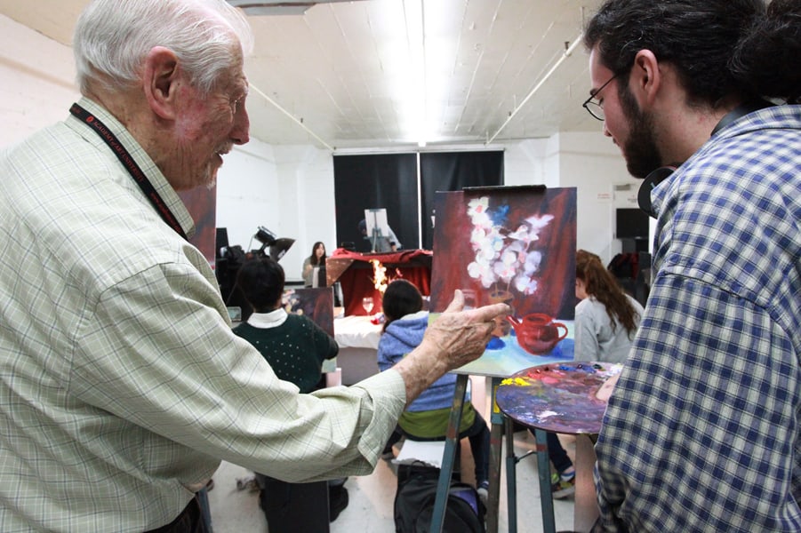 Frank Lanza Retires: Mentored Painting Students for Decades