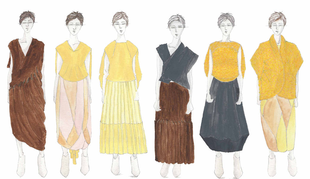 Mckaela Christenson BFA Knitwear Design BFA Illustrated Lineup